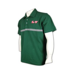 P282polo shirt 批發 巴西ball衫    墨綠色   反光帶 P282polo shirt 批發 巴西ball衫    墨綠色   反光帶